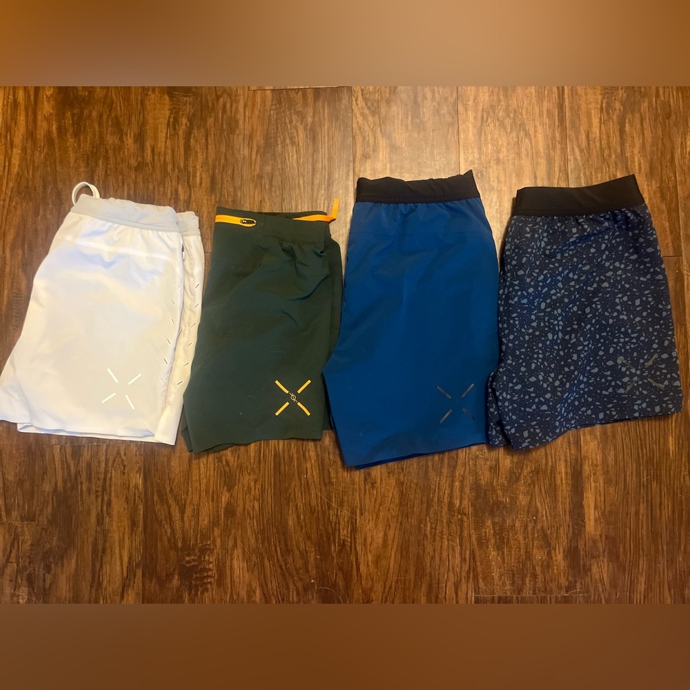 Tenthousand.cc 5” inseam w/ compression lining hybrid training shorts (lot of 4)